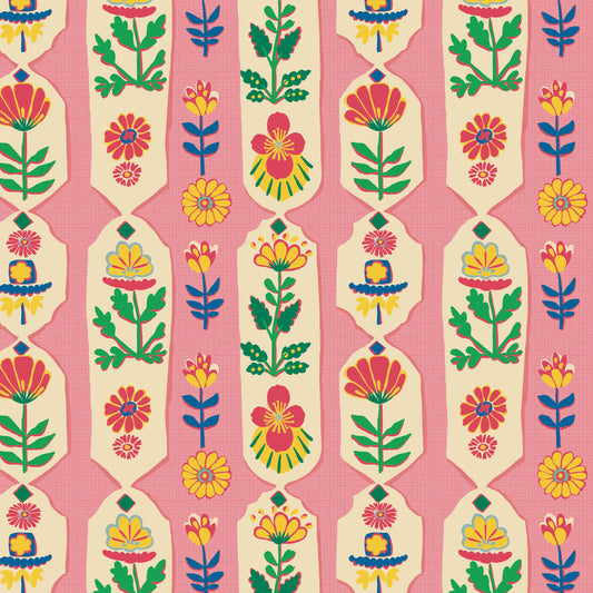 Primrose Path quilting fabric, part of the Stannie & Lloyd fabric collection by August Ellery (SKU: PWAE004.BLOOM)