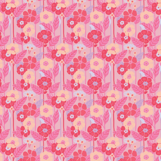 Emma's Garden quilting fabric, part of the Stannie & Lloyd fabric collection by August Ellery (SKU: PWAE006.BLOOM)
