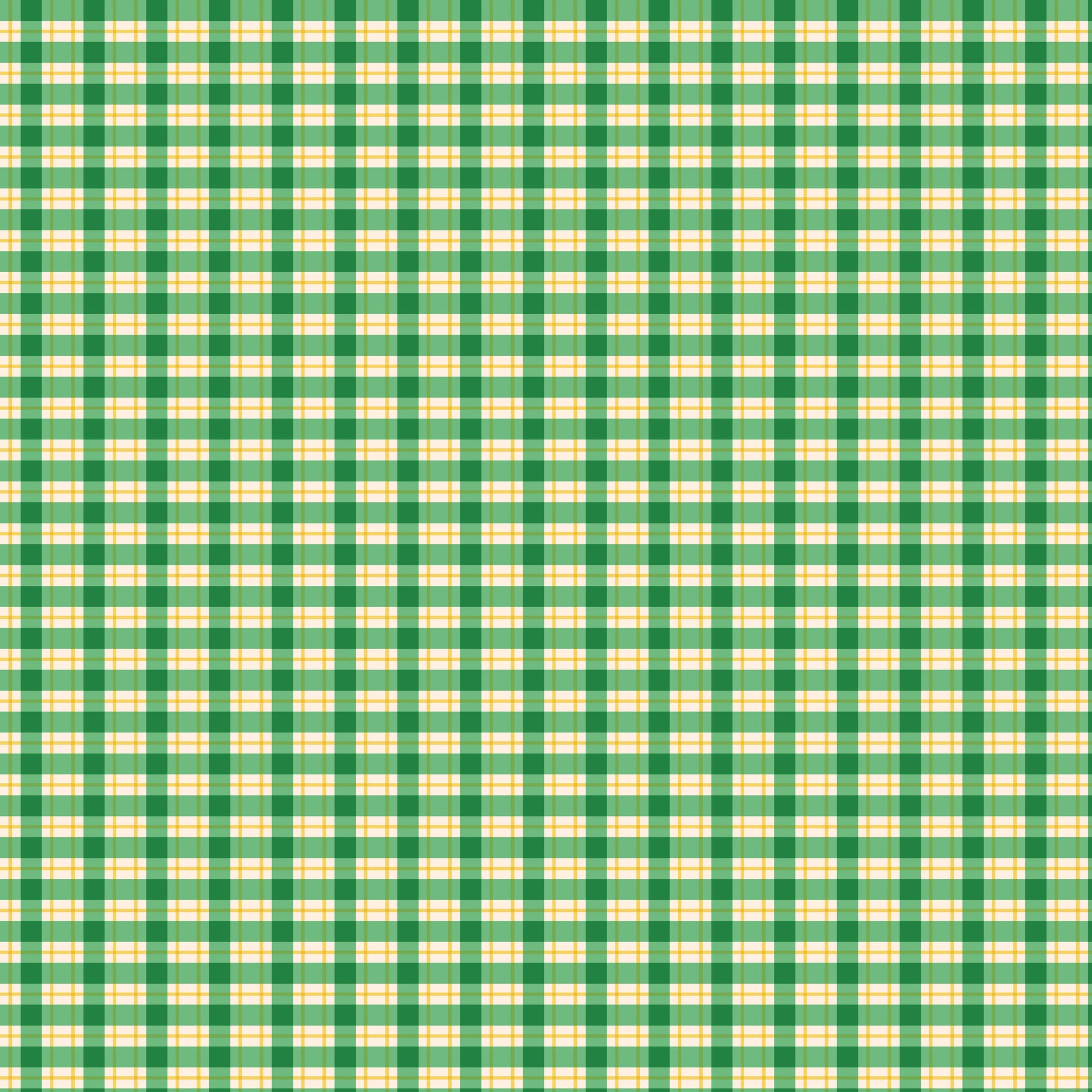 Chaperone's Gingham quilting fabric, part of the Stannie & Lloyd fabric collection by August Ellery (SKU: PWAE007.BASIL)