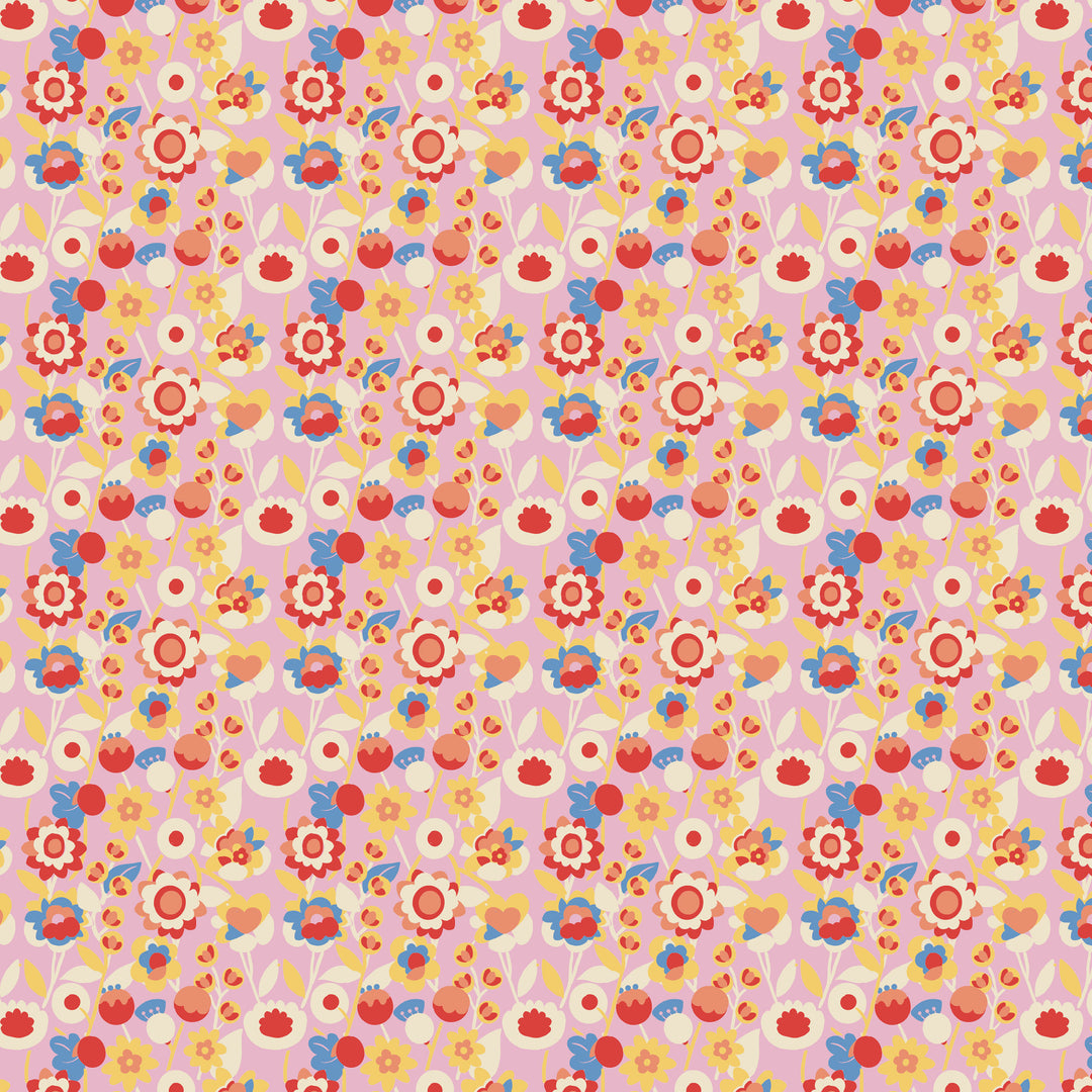 Marmalade quilting fabric, part of the Stannie & Lloyd fabric collection by August Ellery (SKU: PWAE013.BLOOM)