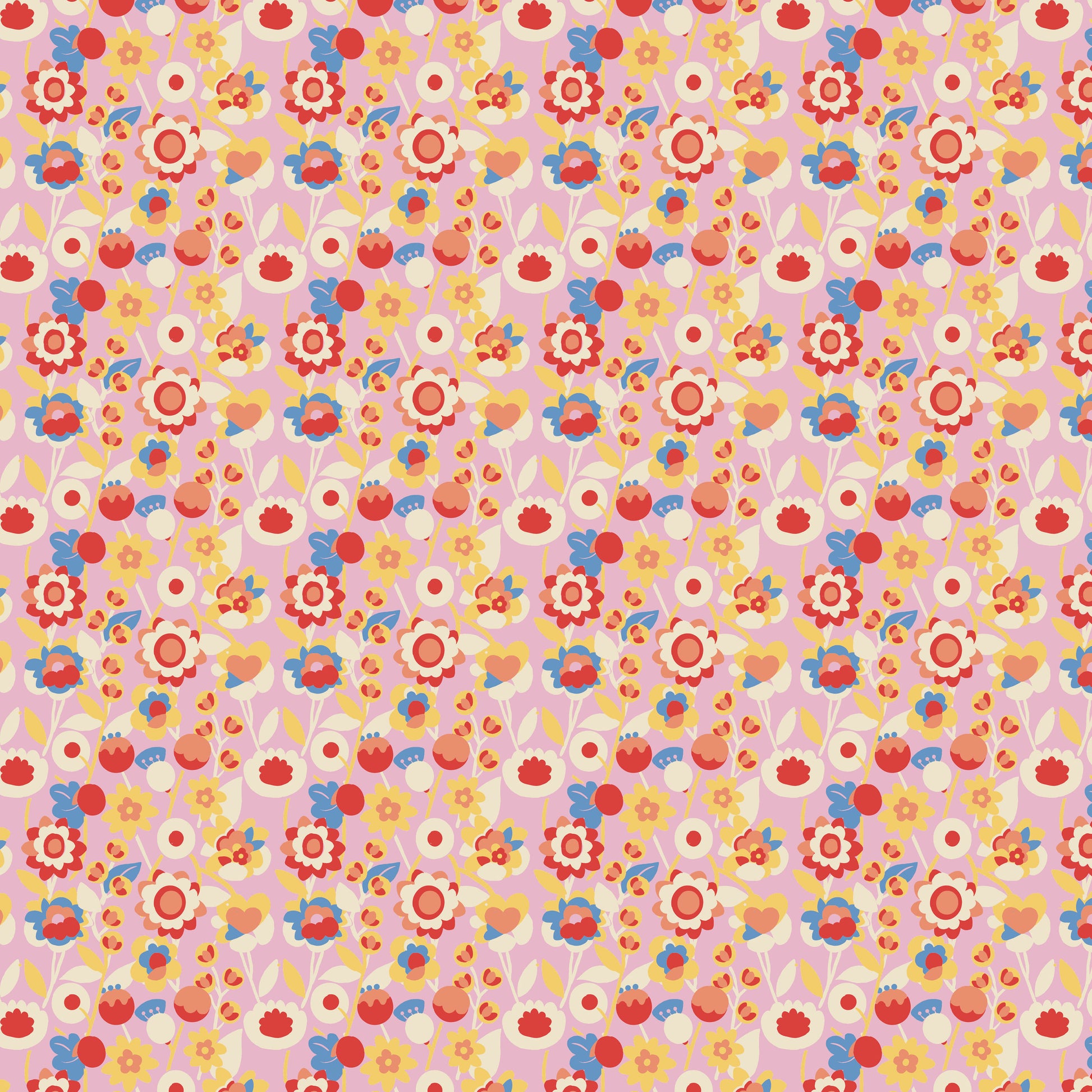 Marmalade quilting fabric, part of the Stannie & Lloyd fabric collection by August Ellery (SKU: PWAE013.BLOOM)
