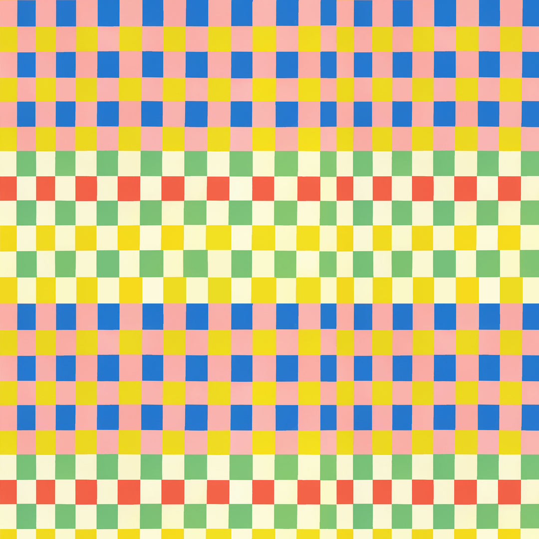 Checkered Past quilting fabric, part of the Stannie & Lloyd fabric collection by August Ellery (SKU: PWAE014.MIXIE)