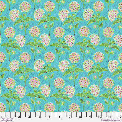 Our Fair Home - Trellis in Pond - PWAH213.POND - Half Yard