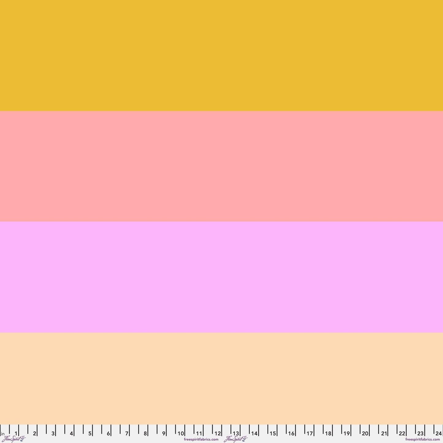 Cotton quilting fabric pattern called 'Straight Shooter in Sorbet'. Part of the 'AM Loves HUE' fabric collection. Designed by Anna Maria Horner for fabric company Free Spirit Fabrics. SKU: PWAH227.SORBET. 44-45 inch width.