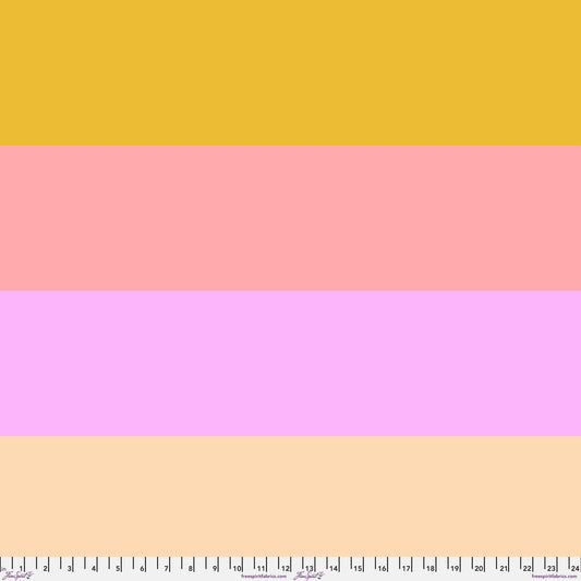 Cotton quilting fabric pattern called 'Straight Shooter in Sorbet'. Part of the 'AM Loves HUE' fabric collection. Designed by Anna Maria Horner for fabric company Free Spirit Fabrics. SKU: PWAH227.SORBET. 44-45 inch width.