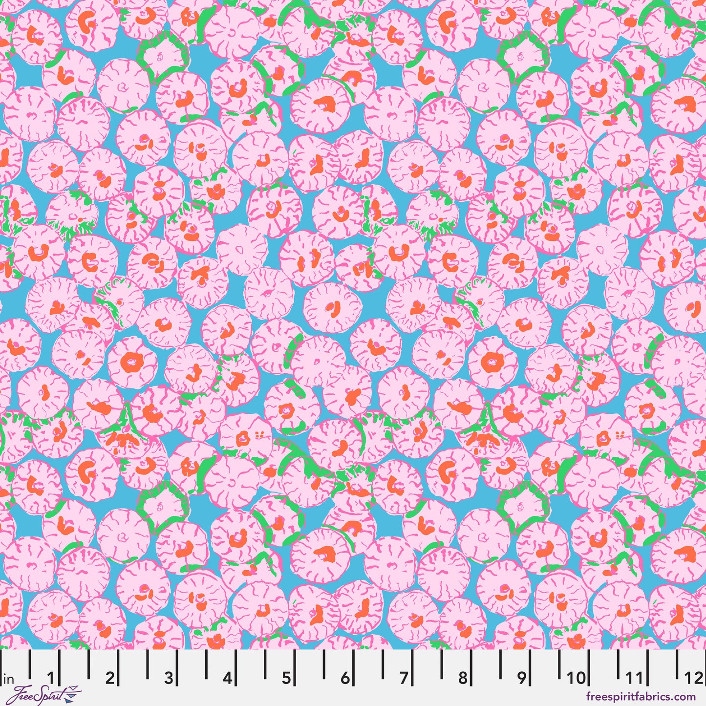 Sand Dollar in Pink quilting fabric, part of the Kaffe Fassett Collective February 2026 fabric collection (SKU: PWBM031.PINK)