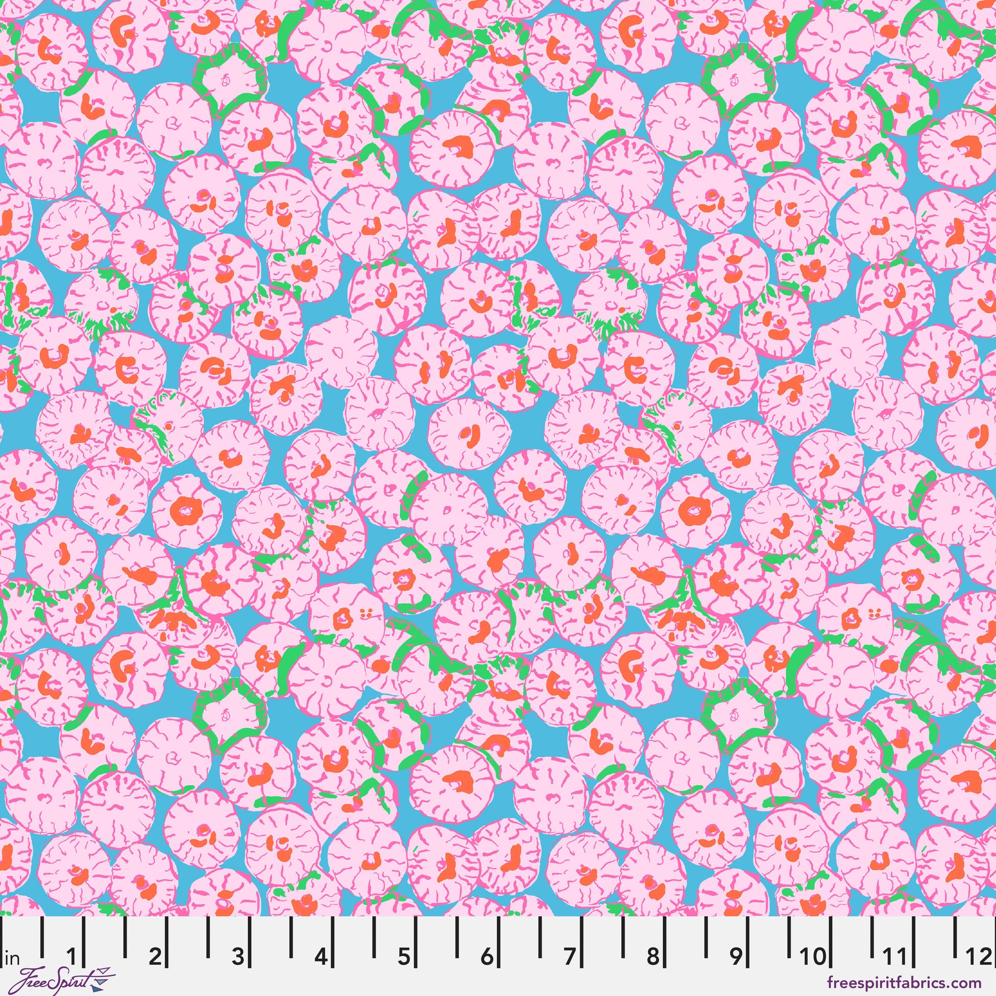 Sand Dollar in Pink quilting fabric, part of the Kaffe Fassett Collective February 2026 fabric collection (SKU: PWBM031.PINK)