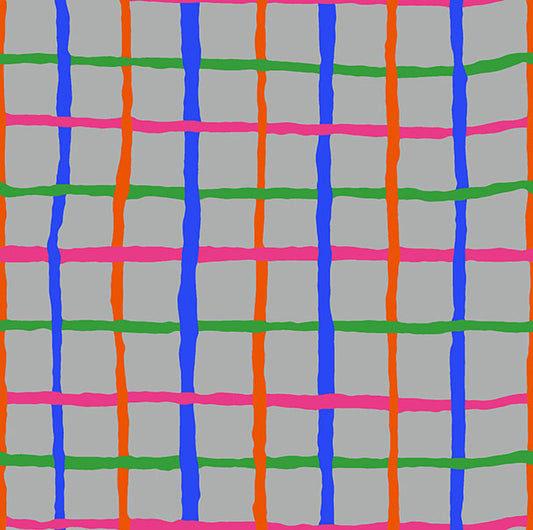 Grid in Grey - Kaffe Fassett Collective - Half Yard