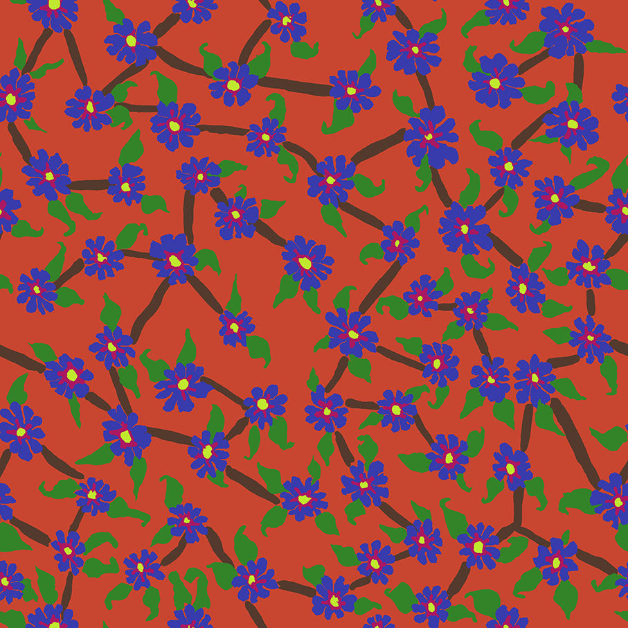 Mayflower in Red - Kaffe Fassett Collective - Half Yard