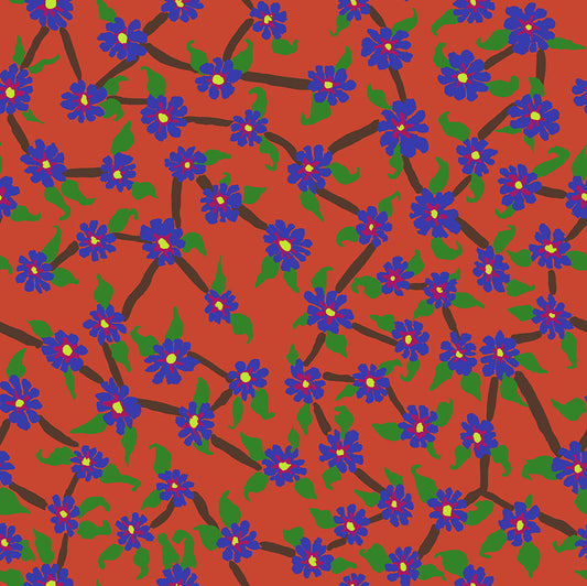 Mayflower in Red - Kaffe Fassett Collective - Half Yard