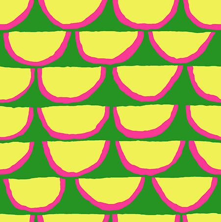 Segments in Green - Kaffe Fassett Collective - Half Yard