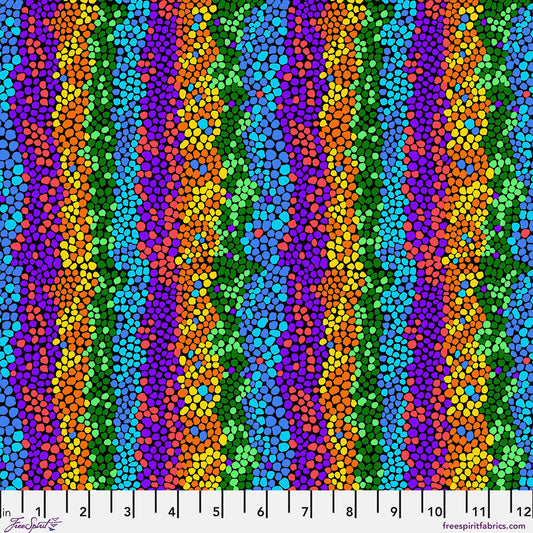 SM Pebble Mosaic Bright quilting fabric, part of the Bits & Bobs fabric collection by Brandon Mably (SKU: PWBM110.BRIGHT)