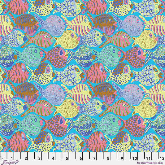 SM Shoal Pasel quilting fabric, part of the Bits & Bobs fabric collection by Brandon Mably (SKU: PWBM112.PASTEL)