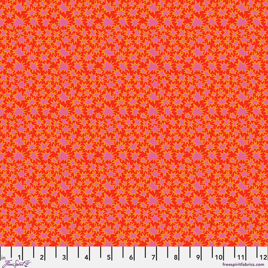 SM Bang Red quilting fabric, part of the Bits & Bobs fabric collection by Brandon Mably (SKU: PWBM115.RED)