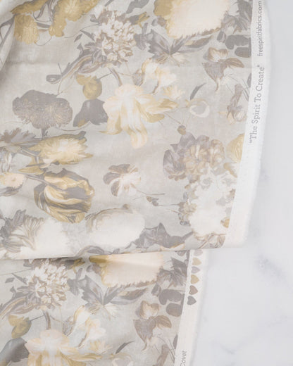 Covet in Hush quilting fabric, part of the Enrapture fabric collection by Giucy Giuce (SKU: PWGG002.HUSH)