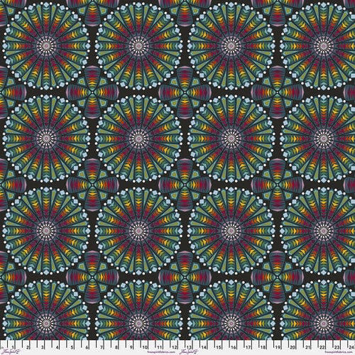 Stained Glass in Morning quilting fabric, part of the Enrapture fabric collection by Giucy Giuce (SKU: PWGG006.MORNING)