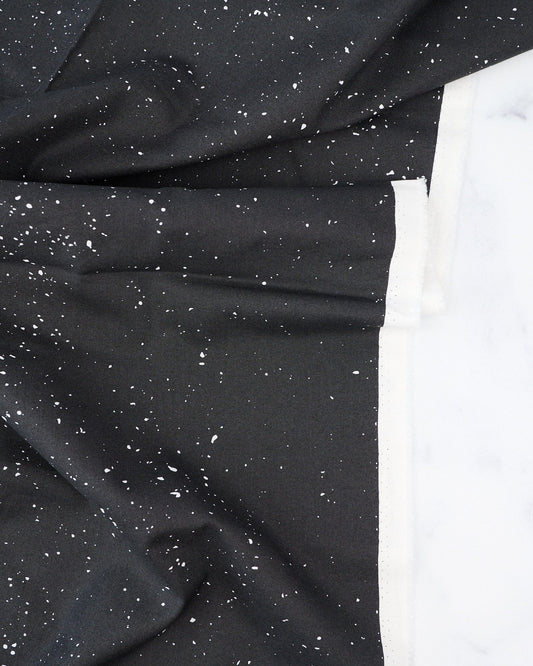 Particles in Onyx quilting fabric, part of the Enrapture fabric collection by Giucy Giuce (SKU: PWGG011.ONYX)