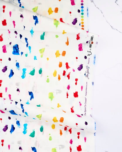 Splotches in Polychrome - Hue by Giucy Giuce - Half Yard Fabric