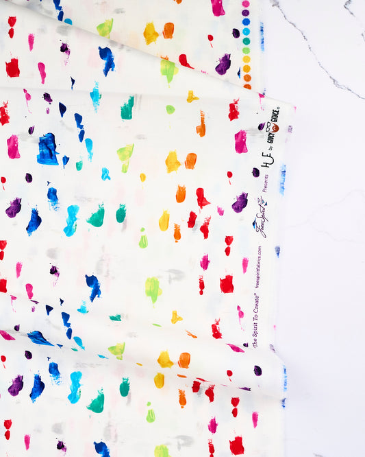 Splotches in Polychrome - Hue by Giucy Giuce - Half Yard Fabric