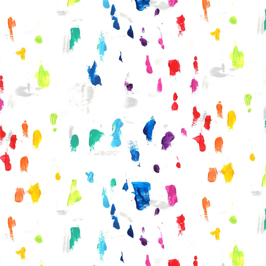 Splotches in Polychrome quilting fabric, part of the Hue fabric collection by Giucy Giuce (SKU: PWGG014.POLYCHROME)