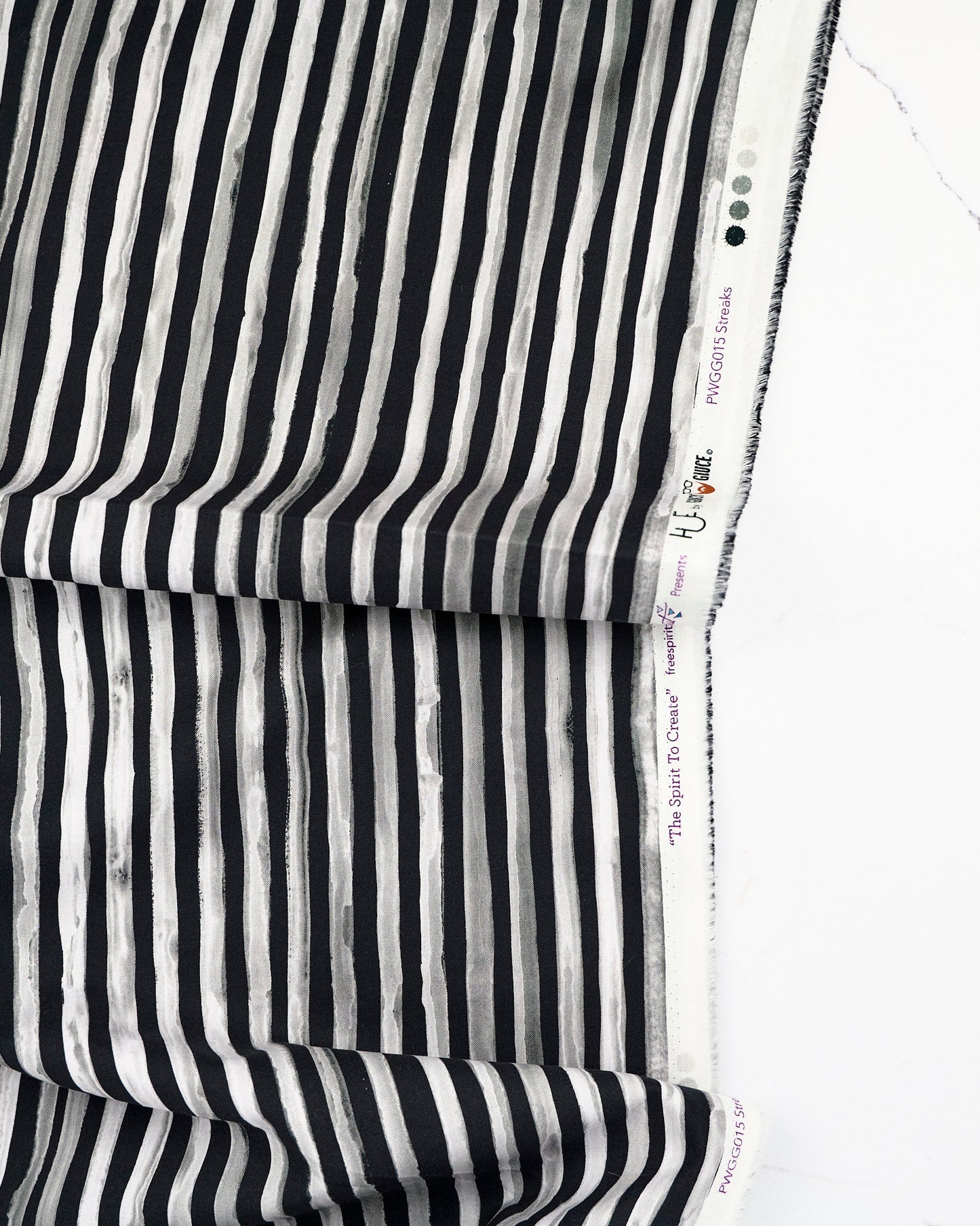Streaks in Xray - Hue by Giucy Giuce - Half Yard Fabric