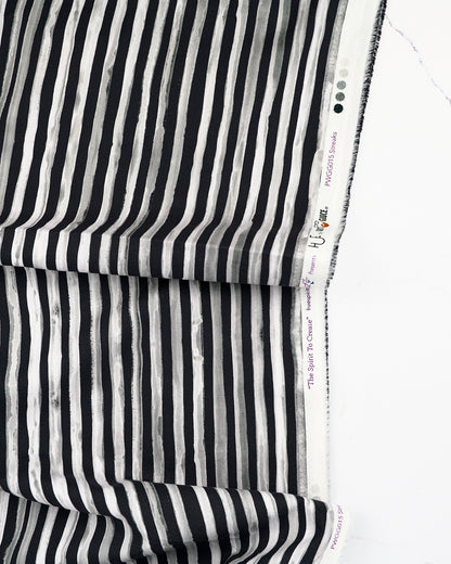 Streaks in Xray - Hue by Giucy Giuce - Half Yard Fabric
