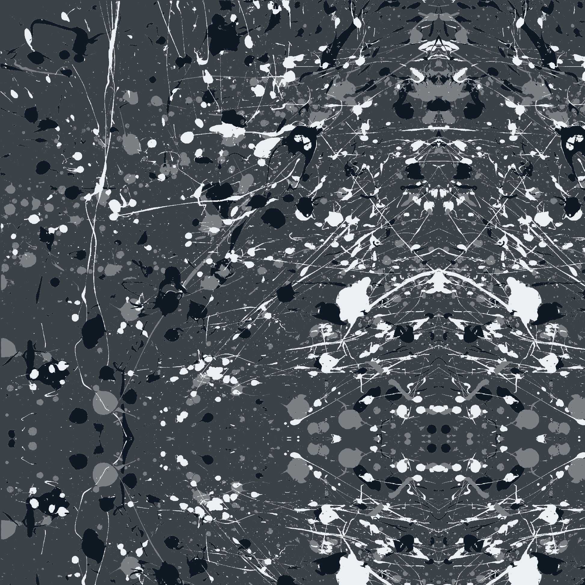 Rorschach in Storm quilting fabric, part of the Hue fabric collection by Giucy Giuce (SKU: PWGG016.STORM)