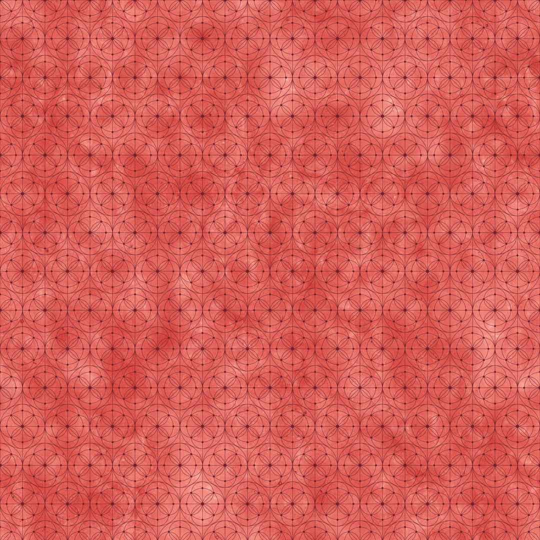 Geo in Cherry quilting fabric, part of the Hue fabric collection by Giucy Giuce (SKU: PWGG018.CHERRY)