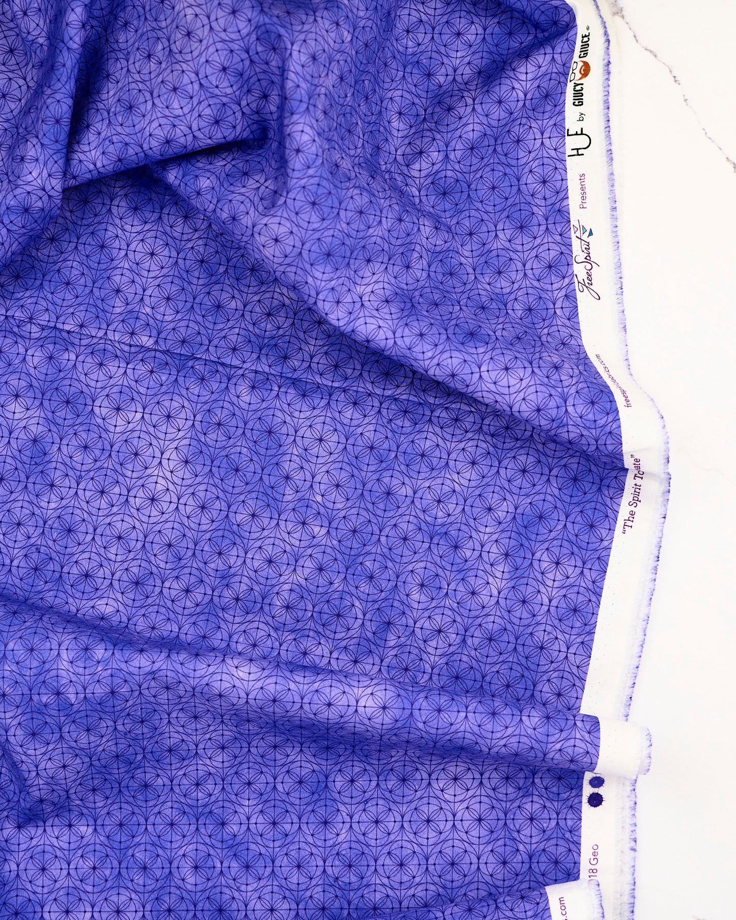 Geo in Indigo - Hue by Giucy Giuce - Half Yard Fabric