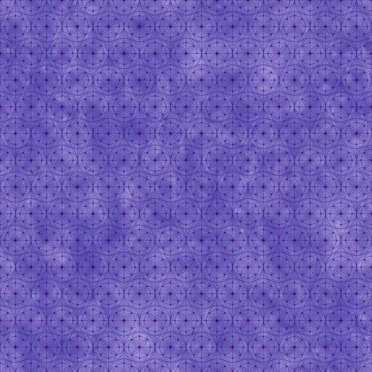Geo in Indigo quilting fabric, part of the Hue fabric collection by Giucy Giuce (SKU: PWGG018.INDIGO)