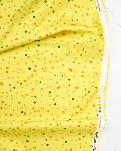 Drops in Canary - Hue by Giucy Giuce - Half Yard Fabric