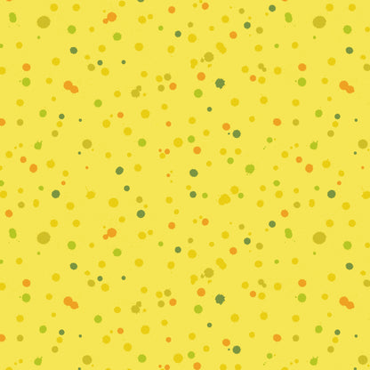 Drops in Canary quilting fabric, part of the Hue fabric collection by Giucy Giuce (SKU: PWGG019.CANARY)