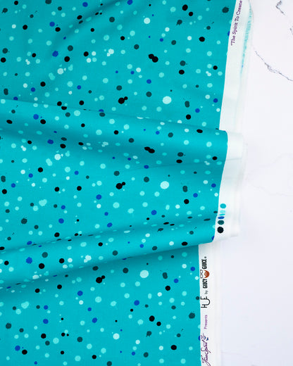 Drops in Peacock - Hue by Giucy Giuce - Half Yard Fabric