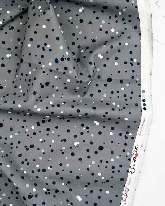 Drops in Stone - Hue by Giucy Giuce - Half Yard Fabric