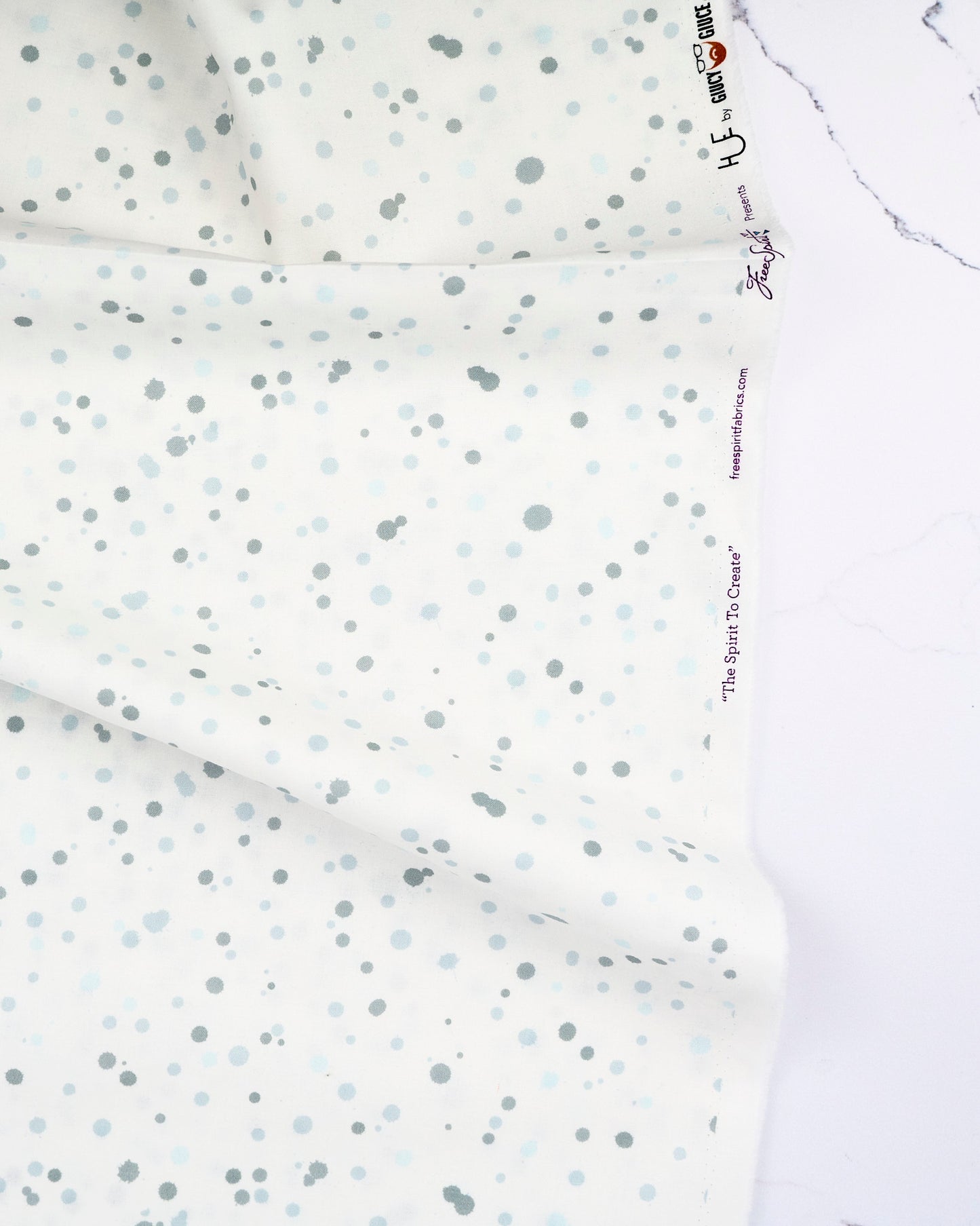 Drops in Whisper - Hue by Giucy Giuce - Half Yard Fabric