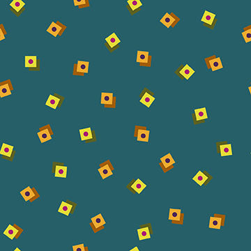 Tchotchkes - Tilt in Dark Teal - Giucy Giuce - PWGG028.DARKTEAL - Half Yard (Preorder)