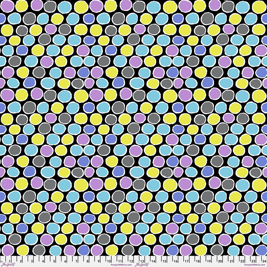 Penny-wise in Contrast quilting fabric, part of the Kaffe Fassett Collective fabric collection by Kaffe Fassett (SKU: PWGP206.CONTRAST)