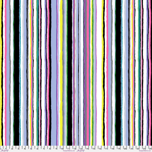 Echo Stripe in Contrast quilting fabric, part of the Kaffe Fassett Collective February 2026 fabric collection (SKU: PWGP209.CONTRAST)