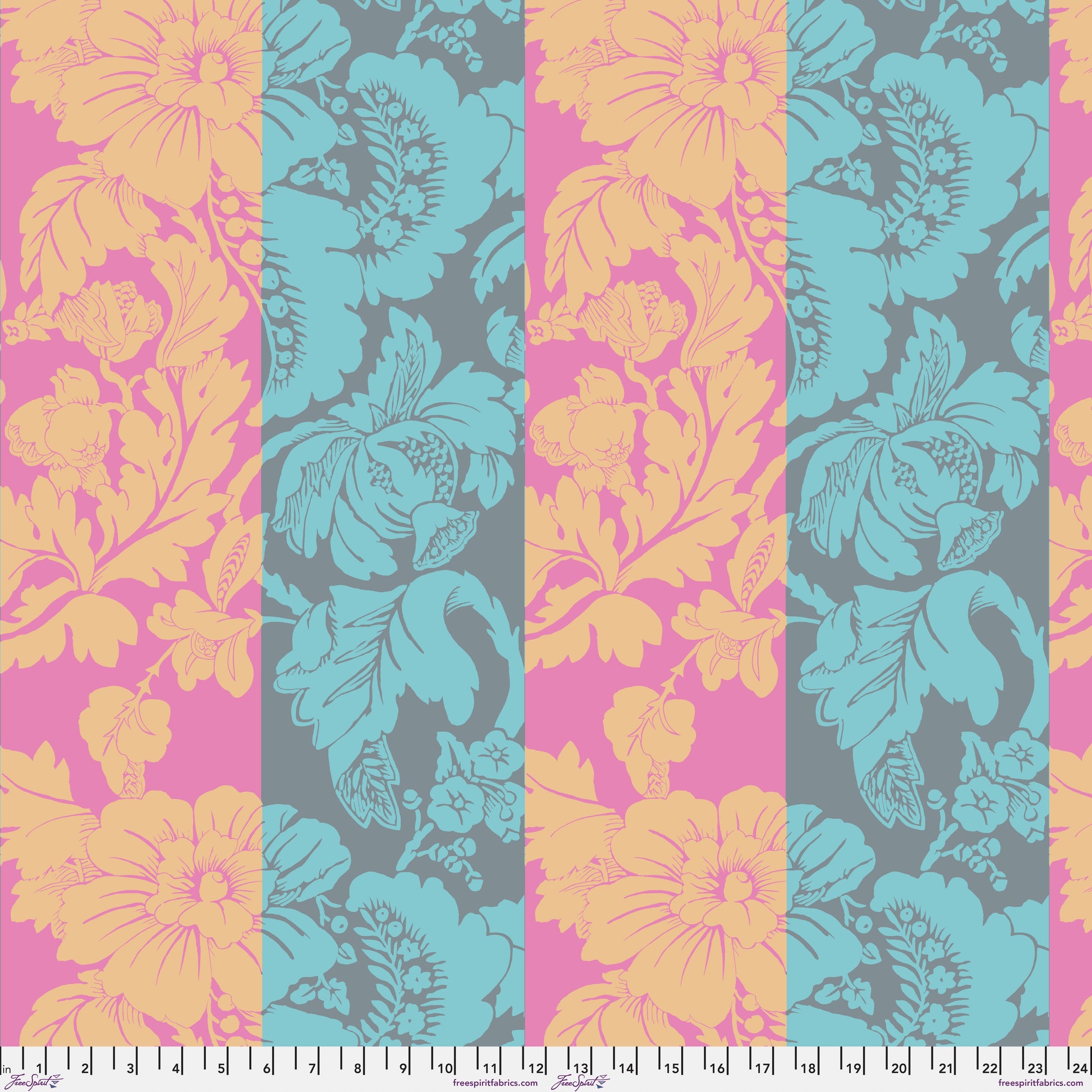 Romance in Pastel quilting fabric, part of the Kaffe Fassett Collective February 2026 fabric collection (SKU: PWGP210.PASTEL)