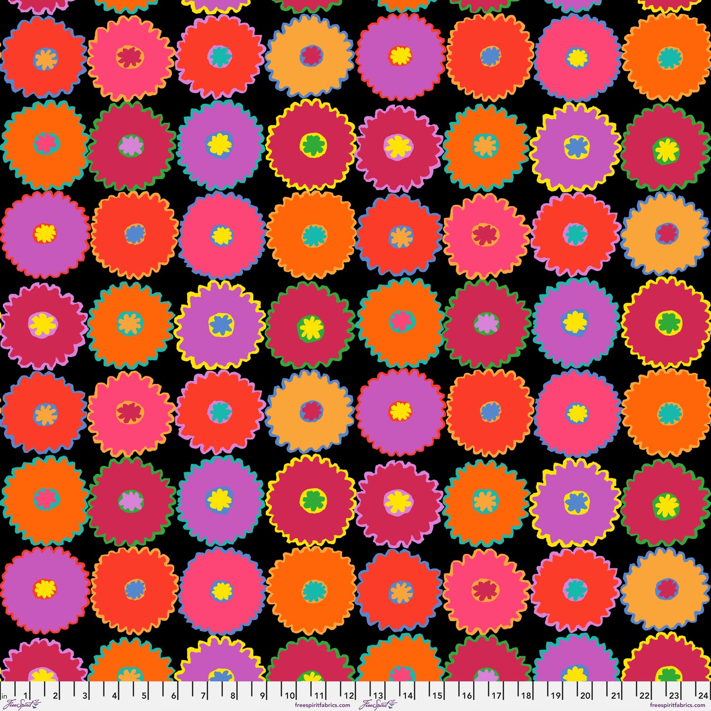 Pinking in Red quilting fabric, part of the Kaffe Fassett Collective February 2026 fabric collection (SKU: PWGP213.RED)