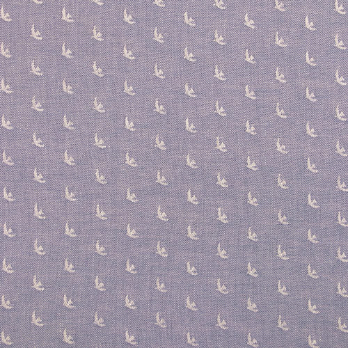 Picnic Wovens - Birds in Blue Jay - Suzy Quilts - PWOV-5001 - Half Yard