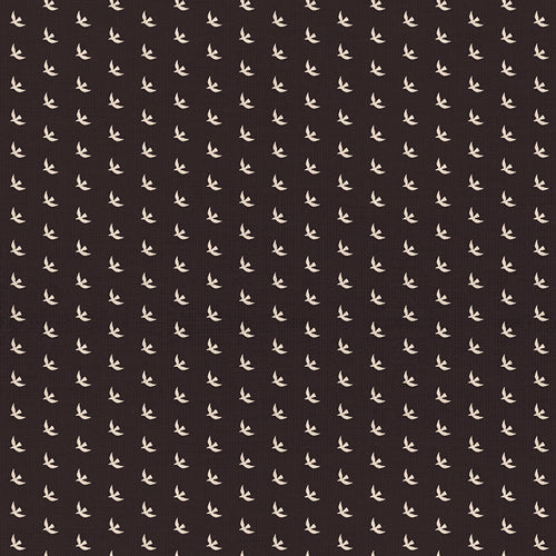 Picnic Wovens - Birds in Blackbird - Suzy Quilts - PWOV-5002 - Half Yard