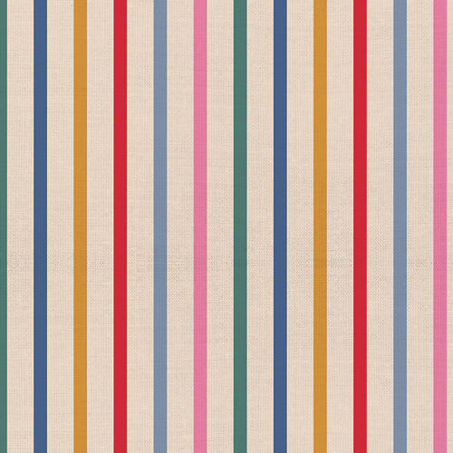 Picnic Wovens - Stripe in Sundress - Suzy Quilts - PWOV-6000 - Half Yard