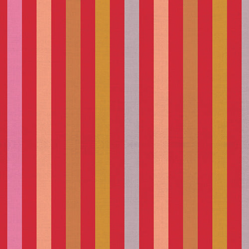 Picnic Wovens - Stripe in Fruit Salad - Suzy Quilts - PWOV-6001 - Half Yard