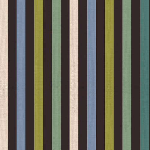 Picnic Wovens - Stripe in Veggie - Suzy Quilts - PWOV-6002 - Half Yard