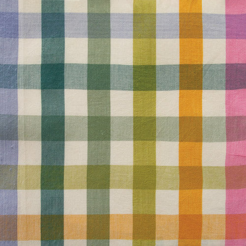Picnic Wovens 2 - Small Plaid in Happy Rainbow - Suzy Quilts - PWOV2-6014 - Half Yard (Preorder)