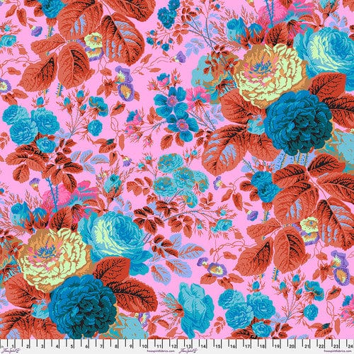 Gradi Floral in Lavender quilting fabric, part of the Kaffe Fassett Collective fabric collection by Philip Jacobs (SKU: PWPJ053.LAVENDER)