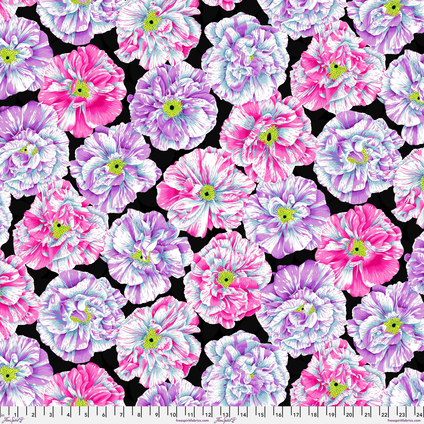 Bouffant in Contrast quilting fabric, part of the Kaffe Fassett Collective February 2026 fabric collection (SKU: PWPJ061.CONTRAST)