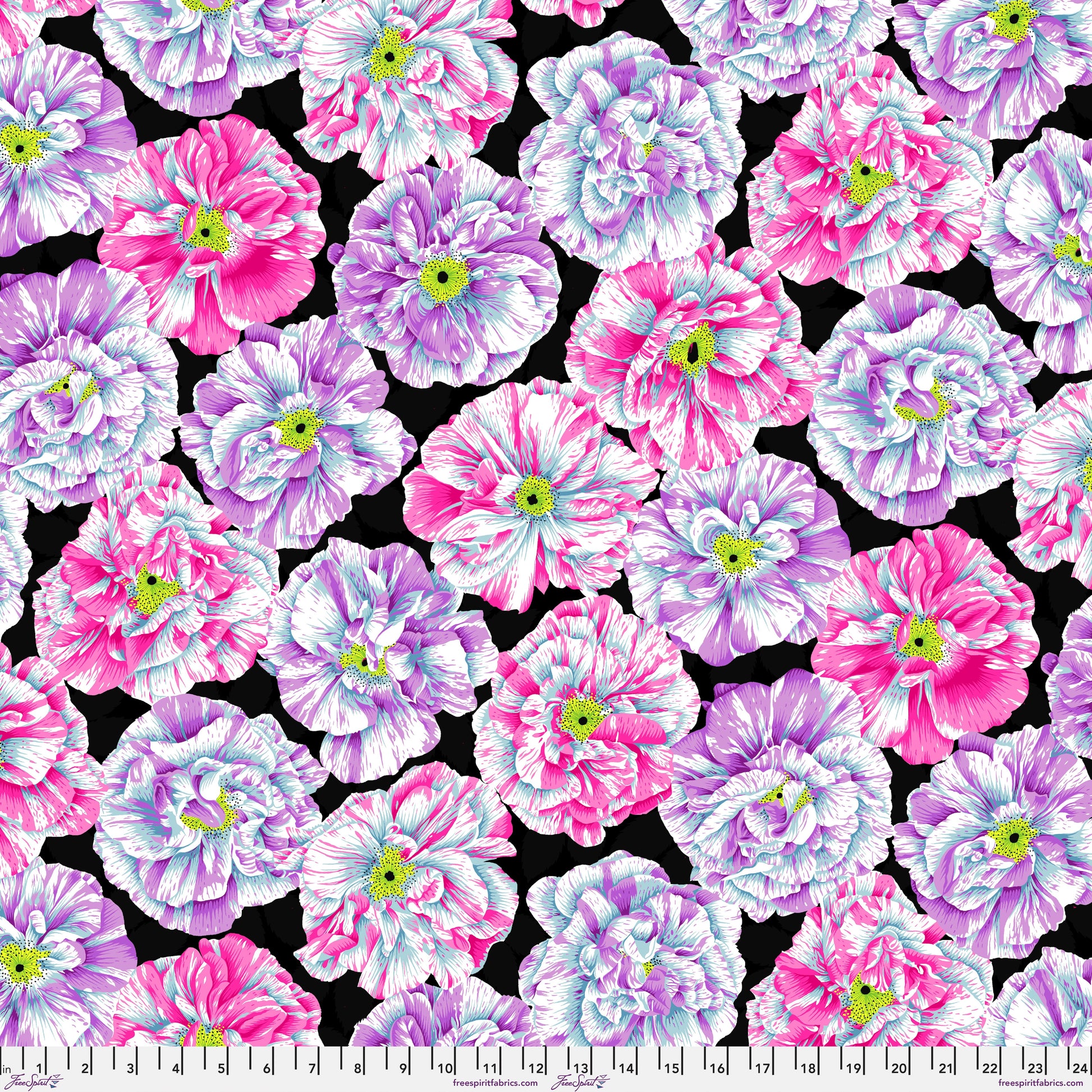 Bouffant in Contrast quilting fabric, part of the Kaffe Fassett Collective February 2026 fabric collection (SKU: PWPJ061.CONTRAST)