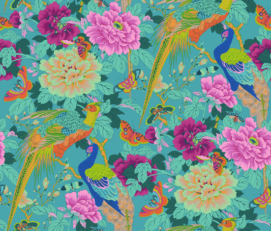 Birds and Bees in Blue - Kaffe Fassett Collective - Half Yard